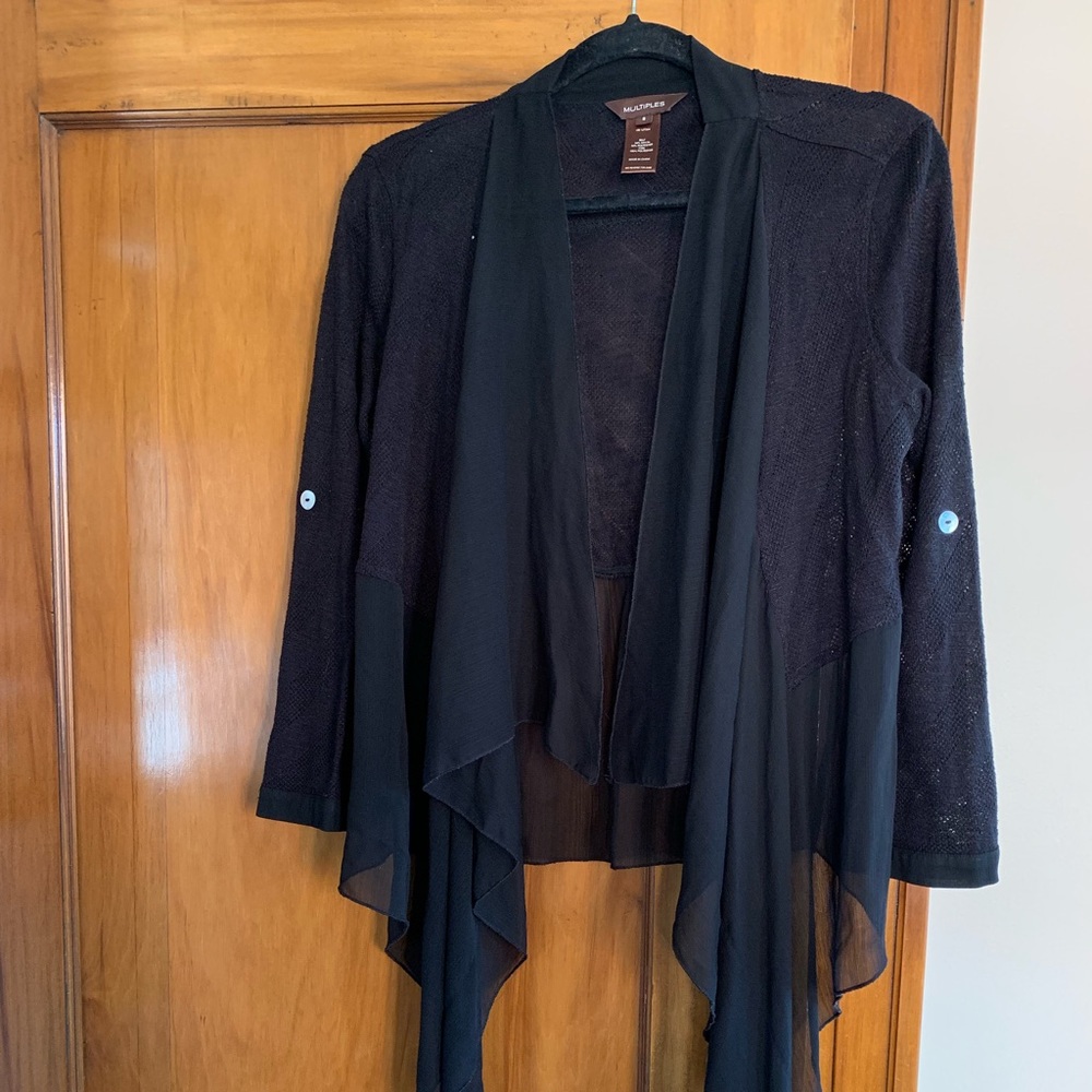 Cover up shear sweater/jacket